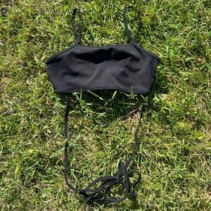 SHEIN Black Crop Top